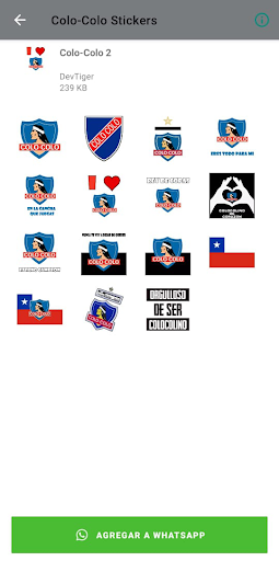 Stickers de Colo-Colo Screen 2