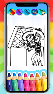 Toy Story Coloring Book Game