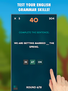 Prepositions Grammar Test PRO Screenshot