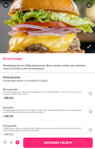 Street Burger Screen 2