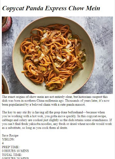 Asian Cooking Guide Screen 3