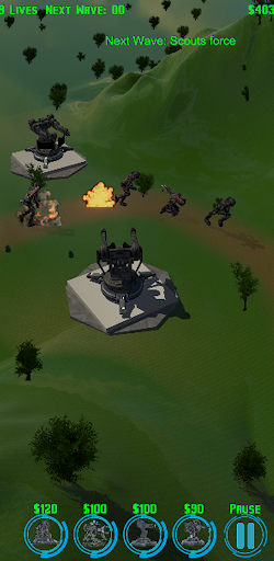 Android application Turret War screenshort