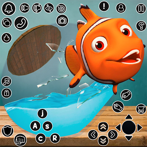 Go Big Fish.io Eat Ocean King logo