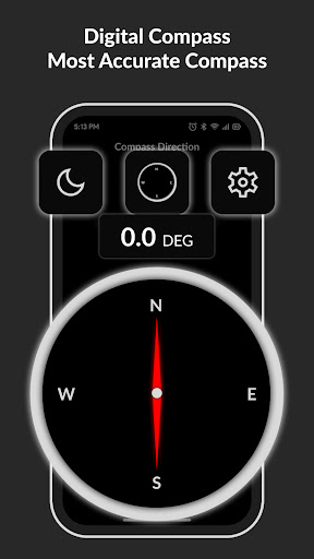 Android application Compass screenshort