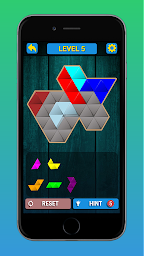 Triangle Block Puzzle  -  Tangram Puzzle Game Free