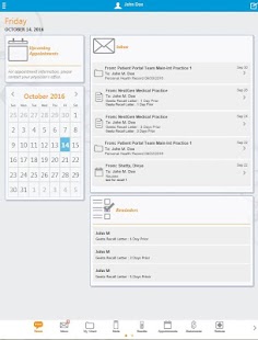 Patient Portal Screenshot