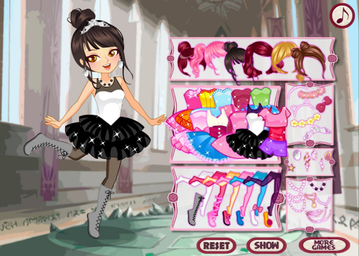 Android application Ballerina Dress Up Girl Game screenshort