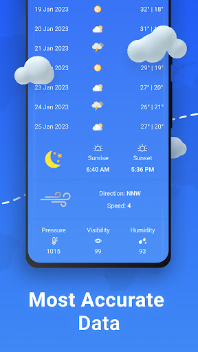 Weather Forecast & Live Radar Screen 2