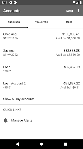 U-Haul Federal Credit Union Screen 3