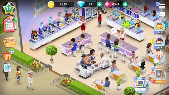 تحميل لعبة My Cafe مهكرة 2022 4