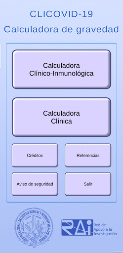 Android application CLICOVID 19 screenshort