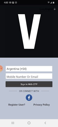 Android application App De Viajes screenshort