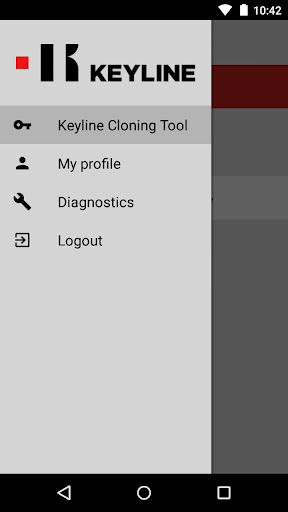 Android application Keyline Cloning Tool screenshort