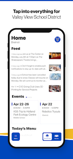 Android application Valley View Public Schools screenshort