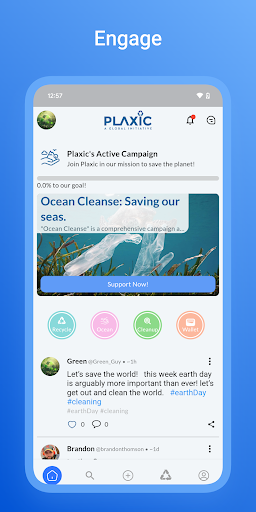 Android application Plaxic screenshort
