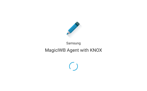 Android application MagicIWB Agent with KNOX screenshort