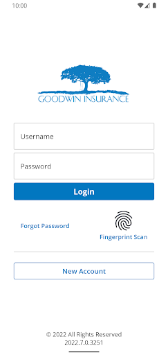 Android application Goodwin Insurance screenshort