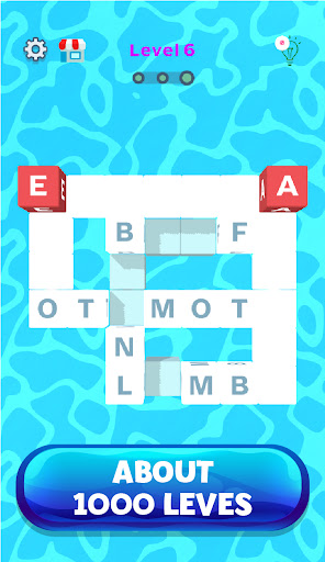 Word Blocks 3D Puzzle Game - Letter Roll Quiz