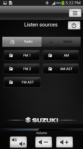 Suzuki Remote Control App Screen 2