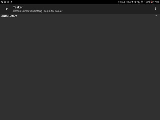 Screen Orientation for Tasker Screen 3