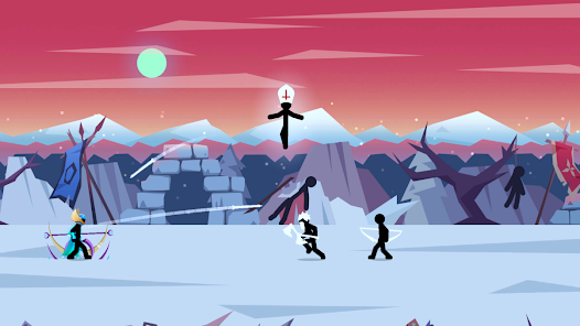 Captura de Pantalla 3 Stick Fight: Shadow Archer android