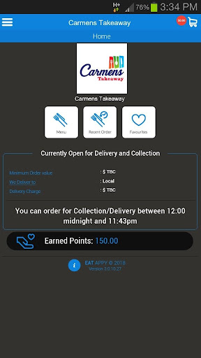Carmens Takeaway Screen 2
