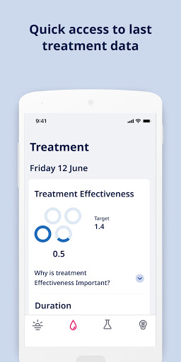 Android application Fresenius myCompanion screenshort