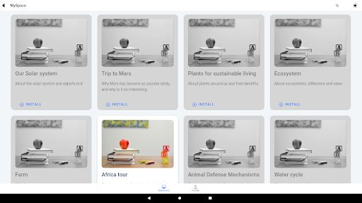 Android application UTSPlay Classroom screenshort