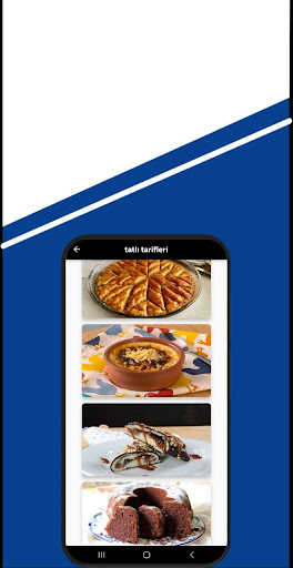 Android application Türk mutfagı screenshort