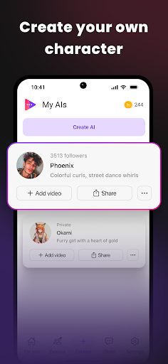 Pheon: AI Girlfriend Chat Bot Screenshot