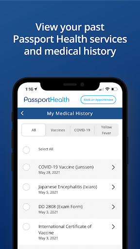 Passport Health Screenshot