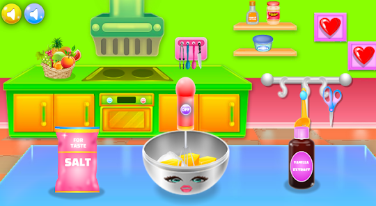 colorful cookies cooking game 