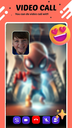 Spider Hero Man Fake Call - Screenshot 1