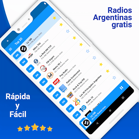 Radios Argentinas FM - Onlineのおすすめ画像1