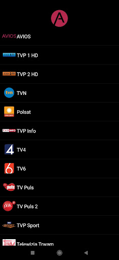 Android application AVIOS Multiscreen screenshort