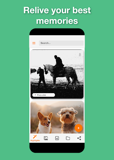 Orange Cloud Screen 3