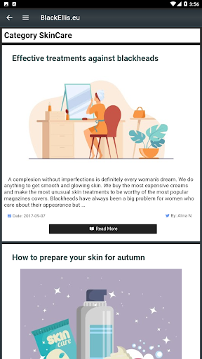 BlackEllis.eu Blog App Screen 3