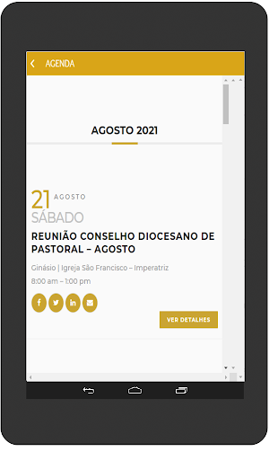 Android application Diocese de Imperatriz screenshort