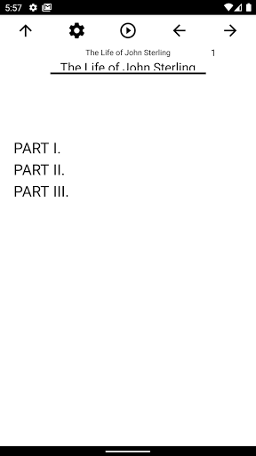 Android application Book, The Life of John Sterlin screenshort