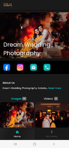 Dream Wedding Photography Screen 2