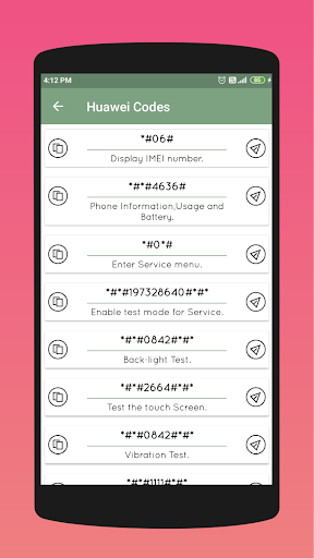 Secret Codes - MMI USSD Code