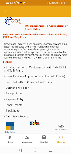 MPOS Route 2.O Screen 2
