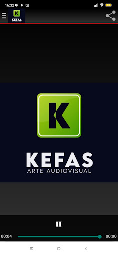 Android application Kefas Radio screenshort