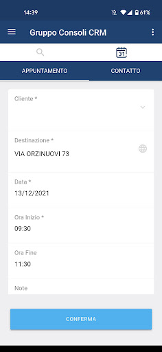 Gruppo Consoli CRM Screen 2