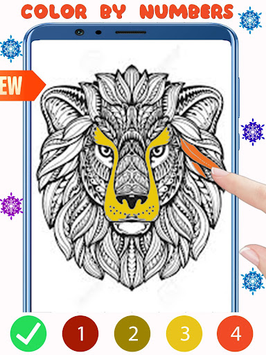 Tattoo Color by Number for Adults- Tattoo Coloring