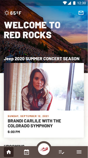Android application Red Rocks Park & Amphitheatre screenshort