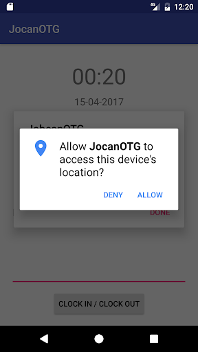 Android application JobcanOTG screenshort
