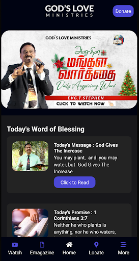 Gods Love Ministries Screen 2