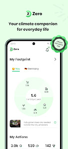 Captura 1 2zero - The CO2 calculator android