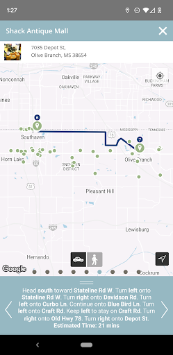 Screenshot of Visit Mississippi